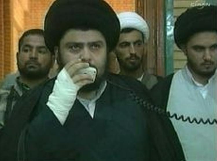 Præst og oprørsleder Moqtada al-Sadr nægter at møde fredsmæglerne. - Foto: AP 