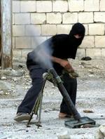 Samenstød mellem Mahdi-milits og britiske soldater i Basra. - Foto: AP 