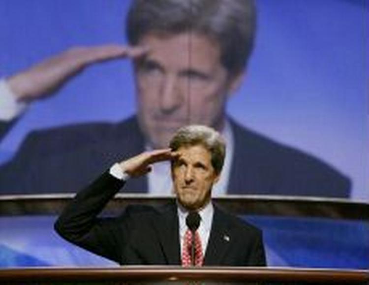 Veteranerne forsøgte at miskreditere demokraternes præsidentkandidat, John Kerry. - Foto: AP 