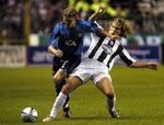 Djurgården overraskede i den første kamp, men i returopgøret viste Juventus sig for stærke. - Foto: AP 