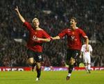 Manchester Uniteds Alan Smith kan se frem til kampe mod Fenerbache, Olympique Lyon og Sparta Prag. - Foto: AP 