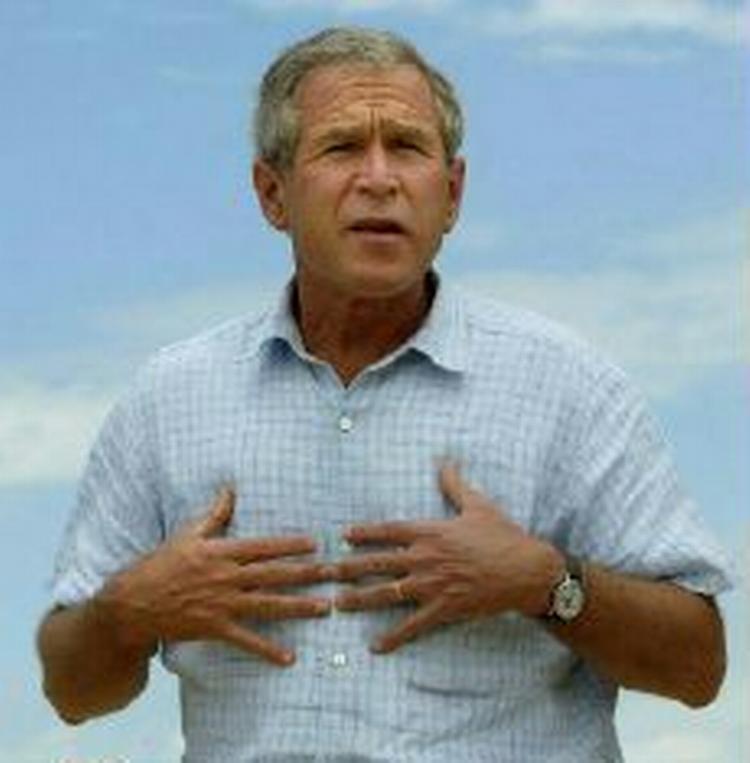 Bush erkender, at han tog fejl i Irak. - Foto: AP 