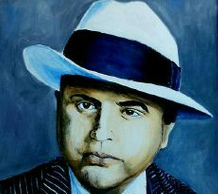 Maleri af den ægte Capone. - Foto: Martin Zakora 