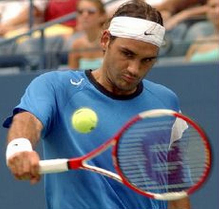 Costa spillede pænt, men Federer (billedet) slog til på de afgørende bolde. - Foto: AP 