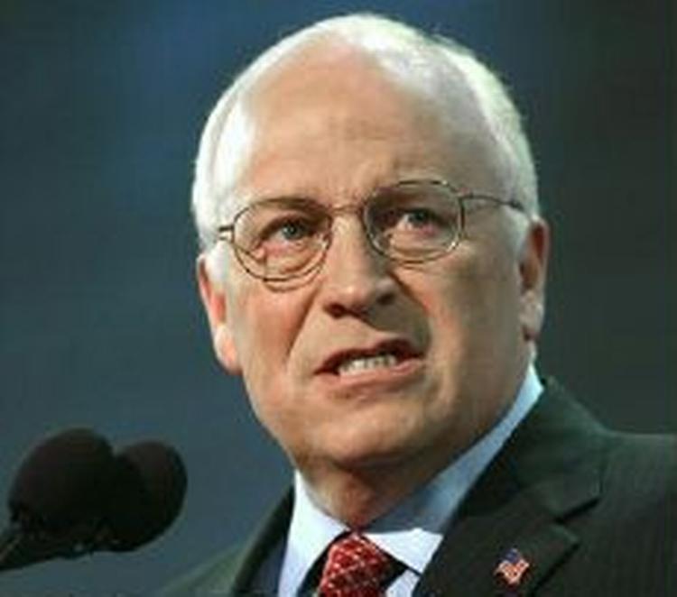 Cheney på konventet i nat dansk tid. - Foto: AP 