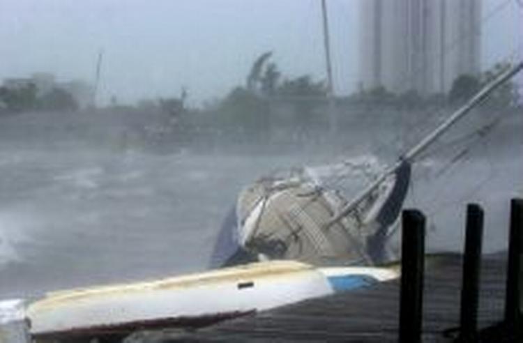 Palm Beach, Florida, lørdag aften. - Foto: AP 