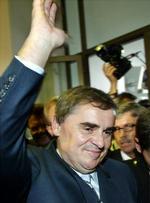 CDUs Peter Müller jubler. - Foto: AP 