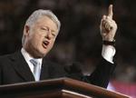 Clinton mens han stadig var i fuld vigør. - Foto: AP 