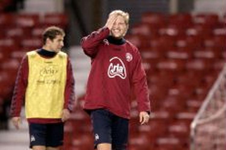 Thomas Gaardsøe debuterede på det danske landshold mod England i efteråret 2003. - Foto: Pelle Rink 