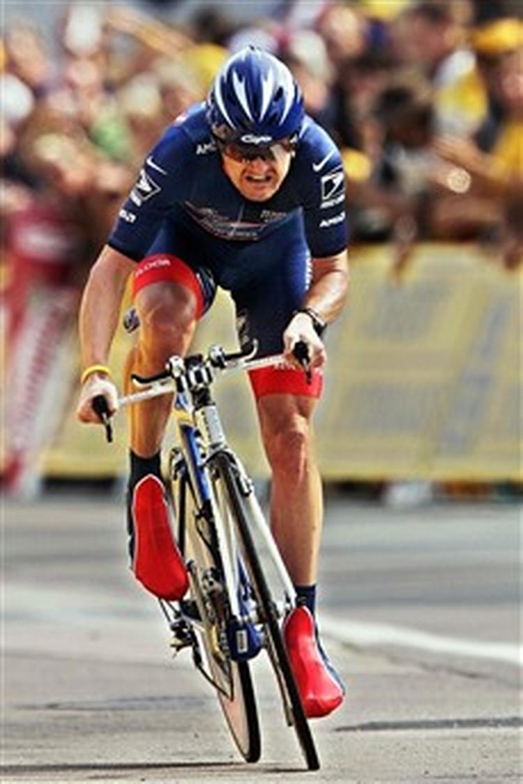 US Postals Floyd Landis er favorit på dagens enkeltstart. - Foto: AP 