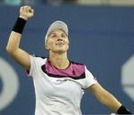 'Jeg var i chok', siger Kusnetsova om sekunderne efter finalens sidste bold. - Foto: AP 