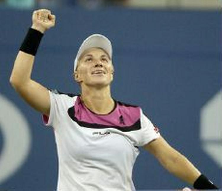 'Jeg var i chok', siger Kusnetsova om sekunderne efter finalens sidste bold. - Foto: AP 