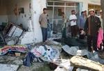 Endnu en gang blev Haifa Street i Bagdad ramt. - Foto: AP 