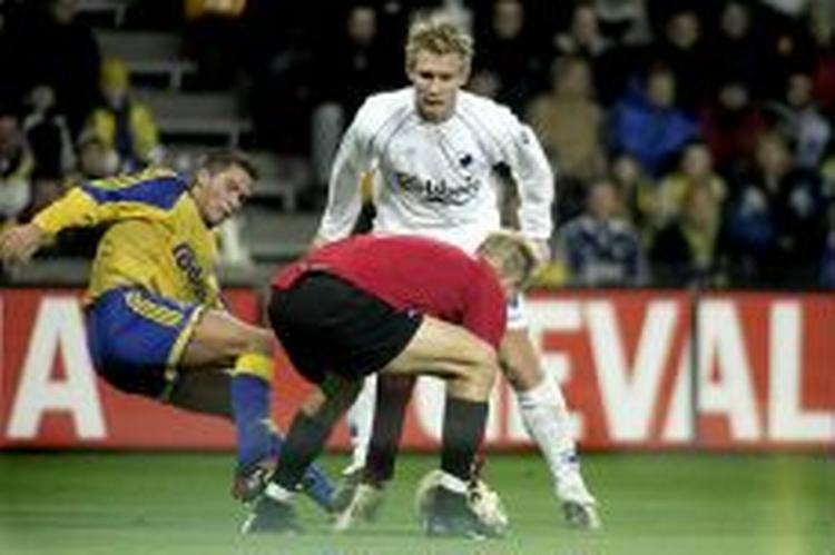 I sidste sæson stod Magnus Kihlstedt klar i målet mod Brøndby. - Foto: Lars Poulsen 