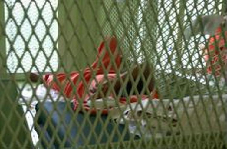 Slimane Hadj Abderrahmane sad fanget på Guantánamo-basen i Cuba i 741 dage, før USA besluttede at løslade ham. - Arkivfoto: AP 