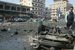 To kraftige bilbomber har rystet Bagdad. - Foto: AP 