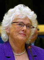 Fischer Boel under den tre timer lange høring. - Foto: AP 