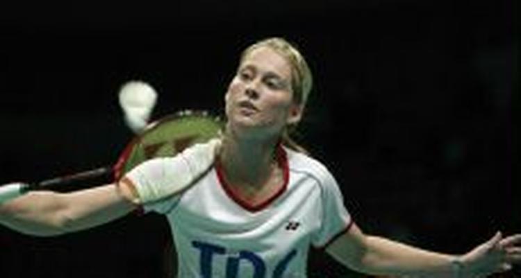 Camilla Martin vandt overlegent over sin kinesiske modstander. - Foto: Morten Langkilde 