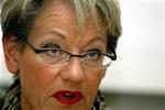 'Lad os få sat en pris på, hvad mænds vold koster samfundet', siger Gudrun Schyman fra Vänsterpartiet. - Foto: Bertil Ericsson 