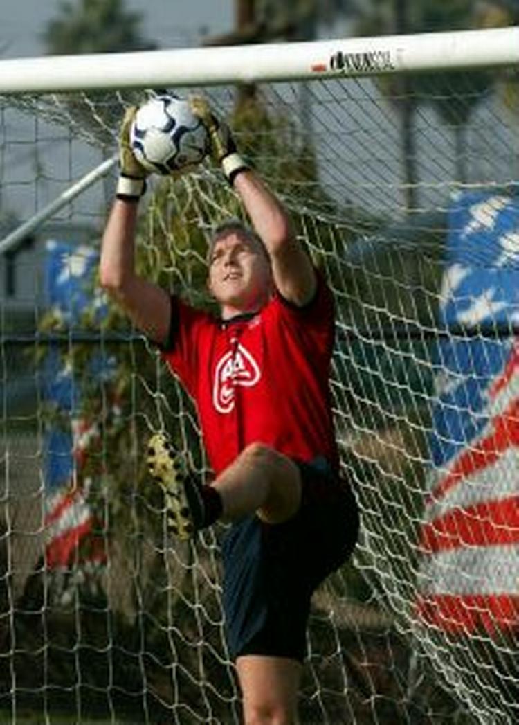 Peter Skov-Jensen under ligalandsholdets tur til USA. - Arkivfoto: Lars Poulsen 
