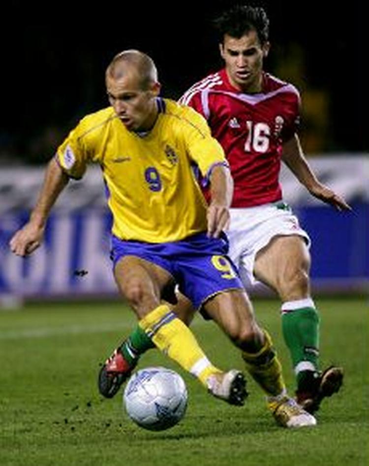 Fredrik Ljungberg sendte Sverige på vinderkurs. - Foto: AP 