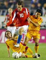 Tomas Rosicky i et gennembrud for Tjekkiet. - Foto: AP 