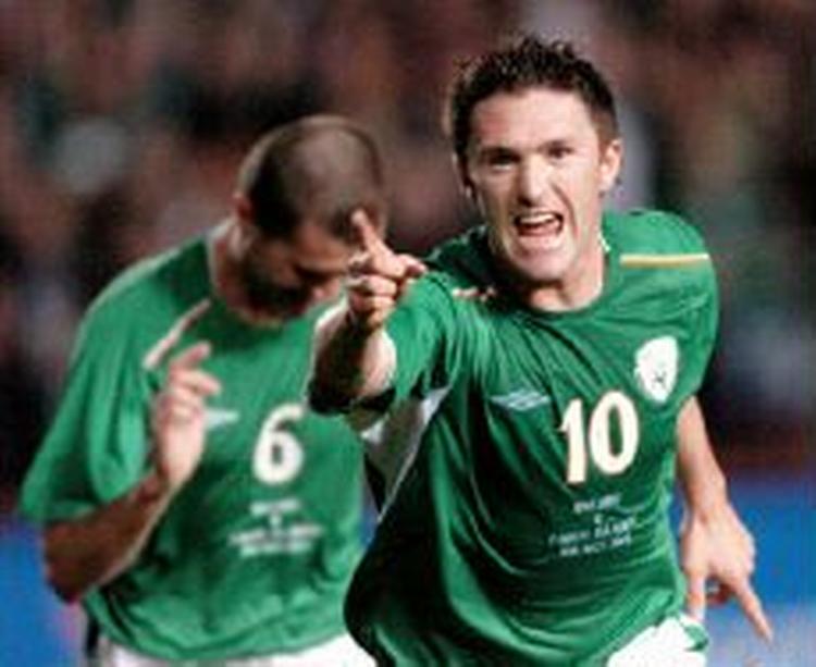 Robbie Keane sørgede for irske sejr med to mål. - Foto: AP 