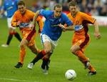 Dado prso scorede begge mål for Rangers mod Motherwell. - Foto: Dado Prso 