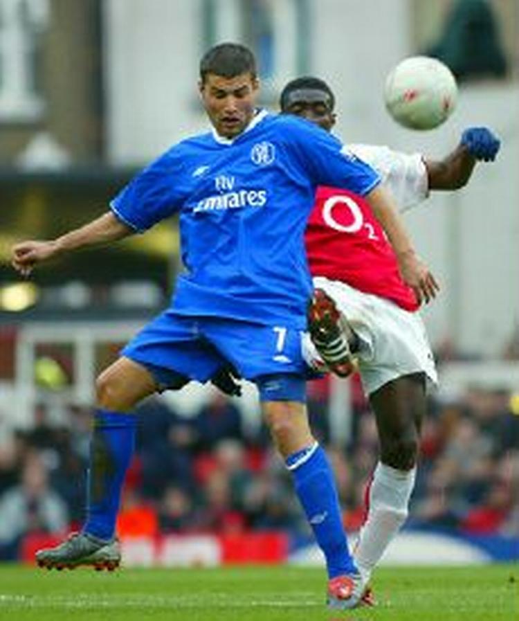 Mutu i en af sine sjældne kampe for Chelsea. - Arkivfoto: AP 