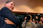 Rocco Buttiglione i forbindelse med sin høring i EU-parlamentet som kommende EU-kommissær.   Foto: Geert Vanden Wijngaert/AP 