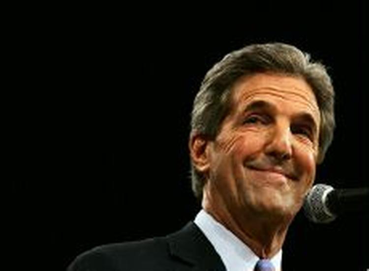 John Kerry er børnenes mand, viser en ganske uforpligtende tv-afstemning. - Foto: AP 
