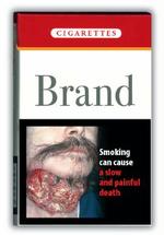 »Rygning kan medføre en langsom og pinefuld død«, hedder det på denne advarsel fra et af de forslag som EU-kommissionen har udvalgt. - Foto: EU 