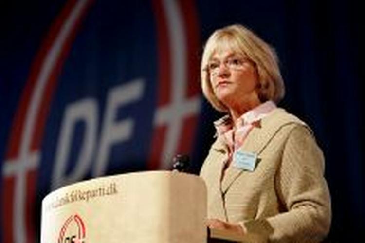 »Jeg tror, vi får en aftale snart - jeg fornemmer en oprigtig vilje hos regeringen«, siger Pia Kjærsgaard. - Arkivfoto: Ole Frederiksen 