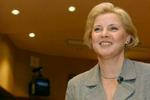 Liberale Ingrida Udre er tidligere formand for Letlands Parlament. - Arkivfoto: AP 