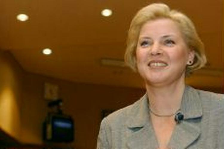 Liberale Ingrida Udre er tidligere formand for Letlands Parlament. - Arkivfoto: AP 