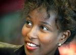 34-årige Ayaan Hirsi Ali, her på et to års gammelt arkivfoto, føler skyld for filminstruktør Theo van Goghs voldsomme død i Amsterdam. - Foto: AP 
