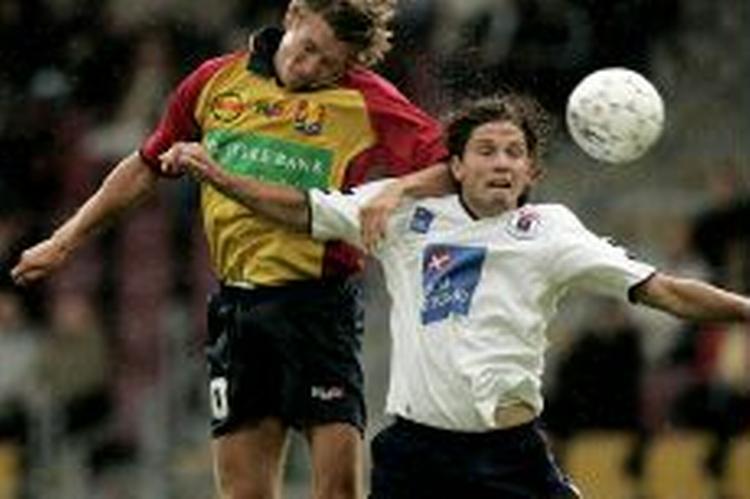 Leon Andreasen (i hvid trøje) er ny i VM-truppen. - Foto: Peter Hove Olesen 