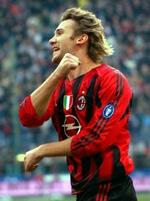 Jon Dahls angrebskollega Andrej Sjevtjenko scorede to mål for Milan. - Foto: AP 