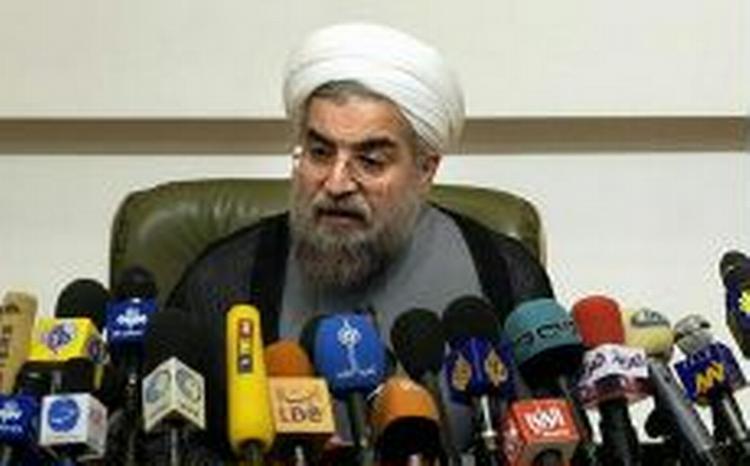 Irans topforhandler Hasan Rowhani har forsikret, at landet vil indstille uranberigelsen, mens forhandlinger med EU står på. - Foto: AP 
