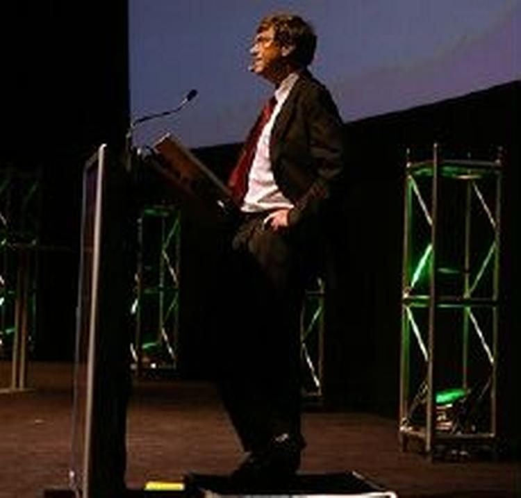 »Let på immigrationsreglerne«, lød rådet fra verdens rigeste mand, Bill Gates. - Foto: Finn Frandsen 