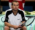 Andy Roddick overlevede tre sætbolde i kampen mod Safin, som amerikaneren endte med at tage i to sæt. - Foto: AP 