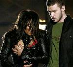 Justin Timberlake og Janet Jackson ved Super Bowl 2004. - Foto: AP 