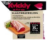 Billig oksetyktarm til salg i Kvickly. Se forstørrelse. 