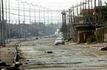 Frygt for uroligheder i de sunnimuslimske områder - som her i Fallujah - får flere partier til at kræve valget udskudt. - Foto: AP 