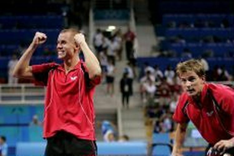 Selv ogm Maze og Tugwell vandt bronze ved OL var de i første omgang ikke inviteret til Kina, hvor verdens otte bedste par dyster. - Arkivfoto: Thomas Wilmann 