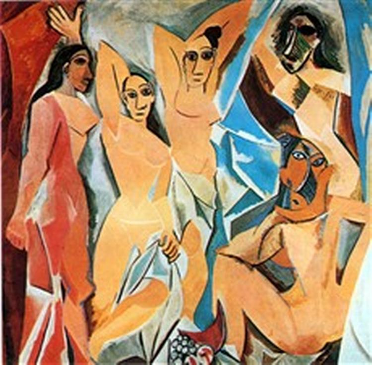 Picassos maleri  Les Demoiselles d Avignon  lagde grunden til kubismen... 