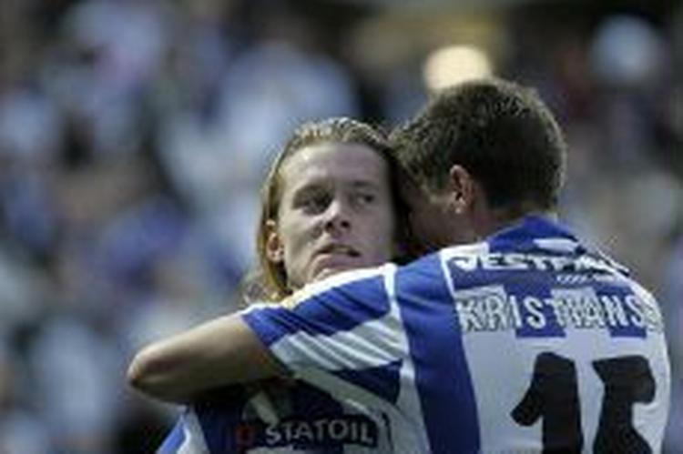 Fredrik Berglund stod to af Esbjergs tre scoringer. Arkivfoto: Lars Skaaning 