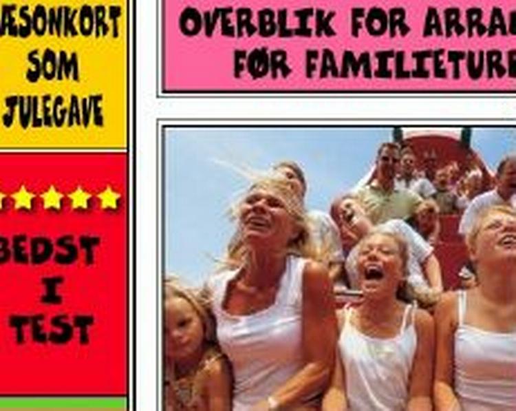 Bonbon-land giver rabat til grupper, fremgår det af den nye rabat-database Rabatfinderen. Også familier kan få rabat, oplyser forlystelsesparkens webside. - Foto fra hjemmesiden 
