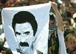 Kurdiske demonstrationer til fordel for Öcalan. - Foto: AP 