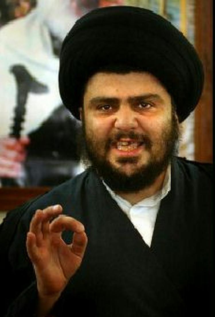 Repræsentanter fra den oprørske præst Muqtada al-Sadrs bevægelse indgår i koalitionen, men Sadr selv og hans øverste rådgivere stiller ikke op. - Foto: AP 